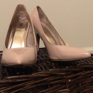 Nude Pointed Toe Pumps